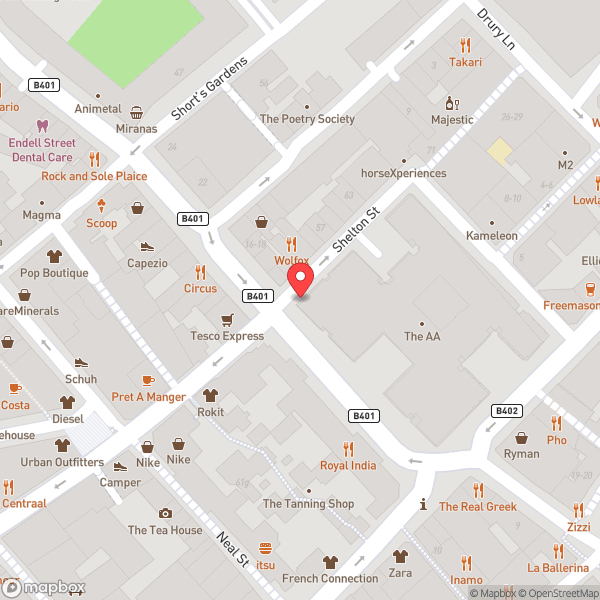 Map of Kulu Kulu Sushi