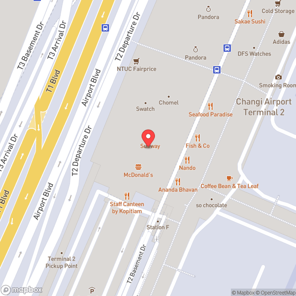 Map of Terminal 2