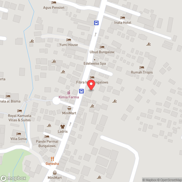 Map of Ubud Inn