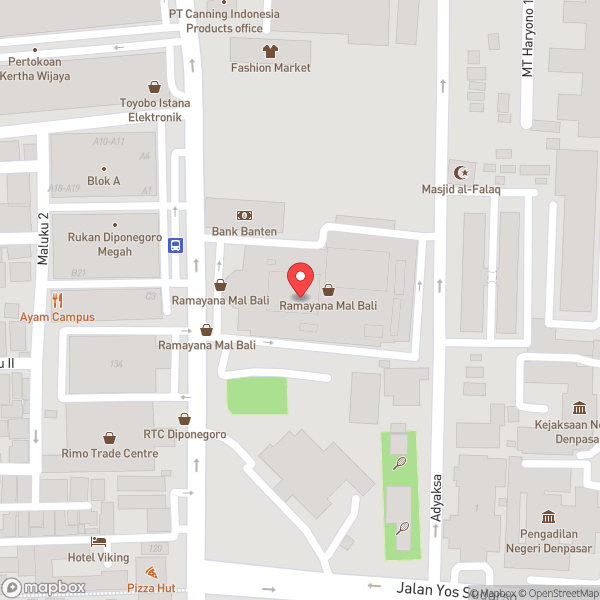 Map of Food Court