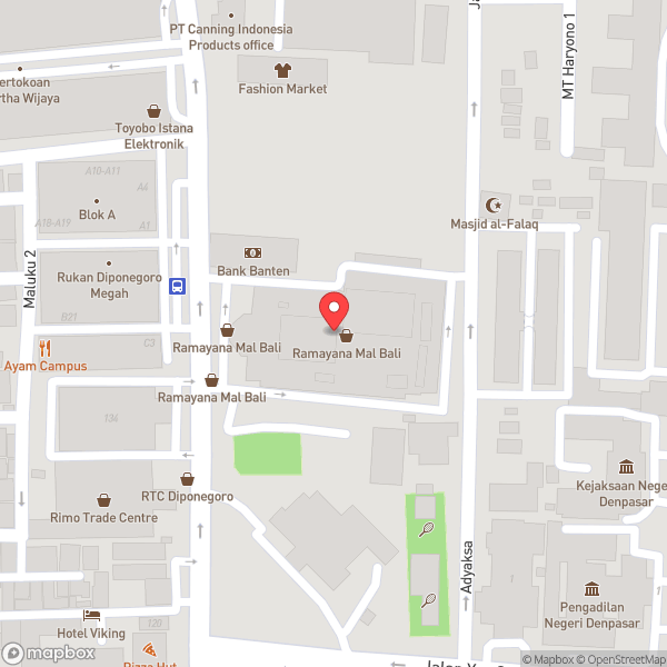 Map of De Kubu Bowling & Billiard