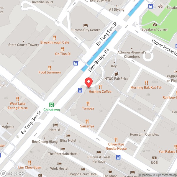 Map of Chinatown Point