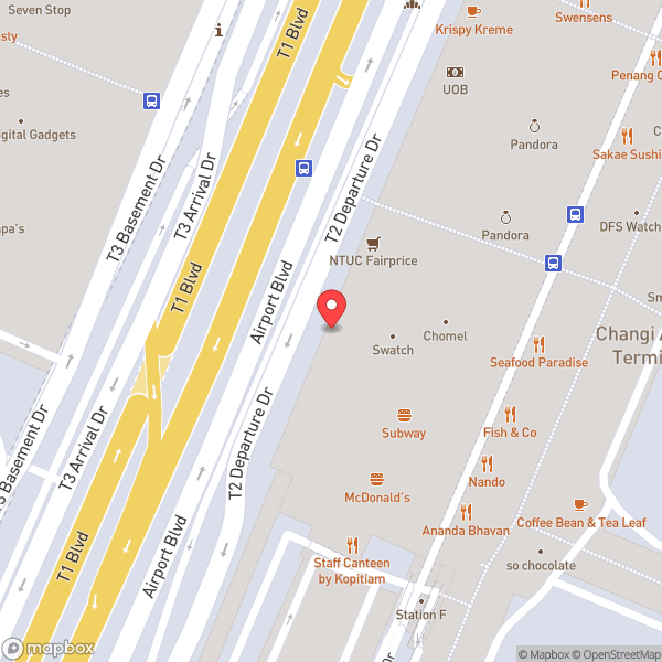 Map of Scoot (TR) Check-in Counter