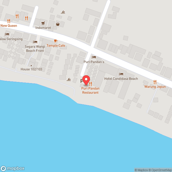 Map of Puri Pandan Retaurant
