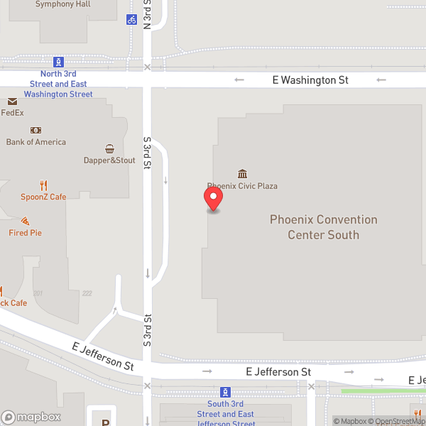Map of PCC South Ballroom