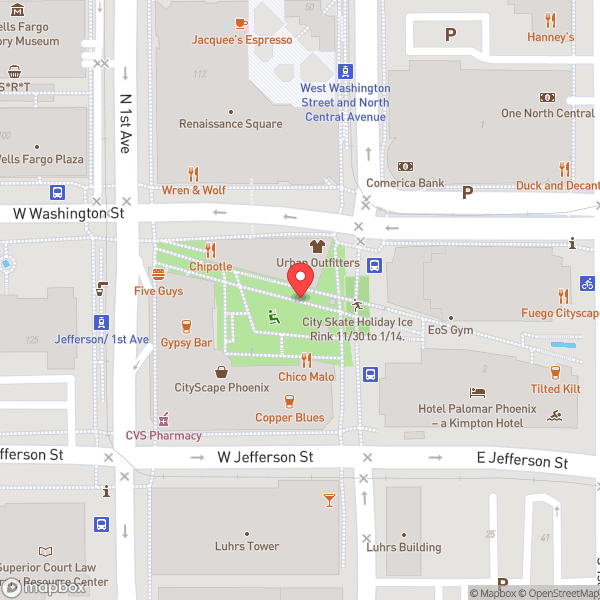 Map of Lucky Strike Phoenix