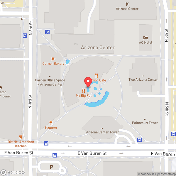 Map of My Big Fat Greek Restaurant