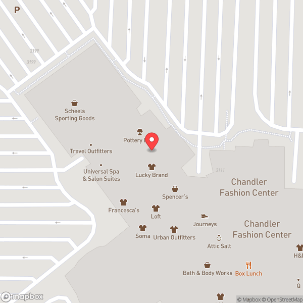 Map of Apple Chandler Fashion Center