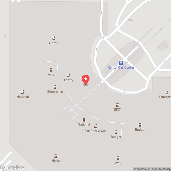 Map of Payless Car Rental