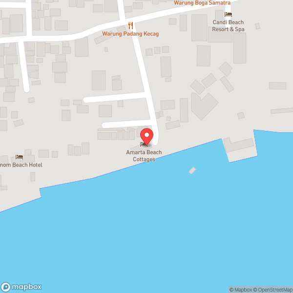 Map of Amarta Bungalow & Restaurant