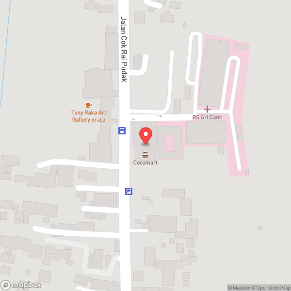 Map of Rumah Sakit Ari Canti