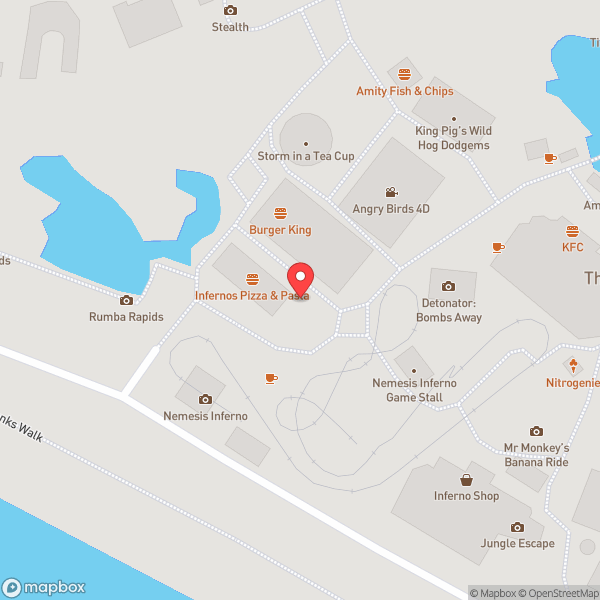Map of Desperado's Mexican Cantina