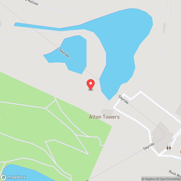 Map of Alton Towers Resort
