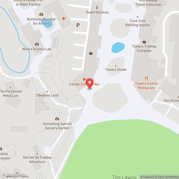 Map of Corner Coffee & Bar