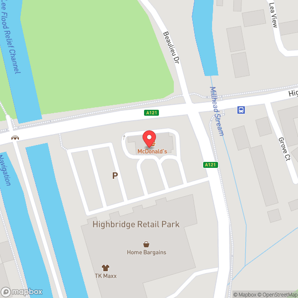 Map of McDonald's