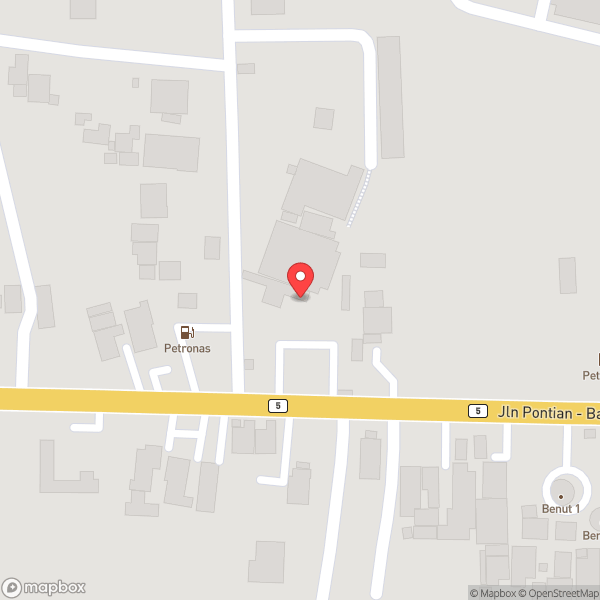 Map of Masjid Jamek Benut