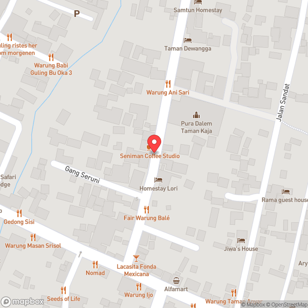 Map of Seniman Coffee Studio