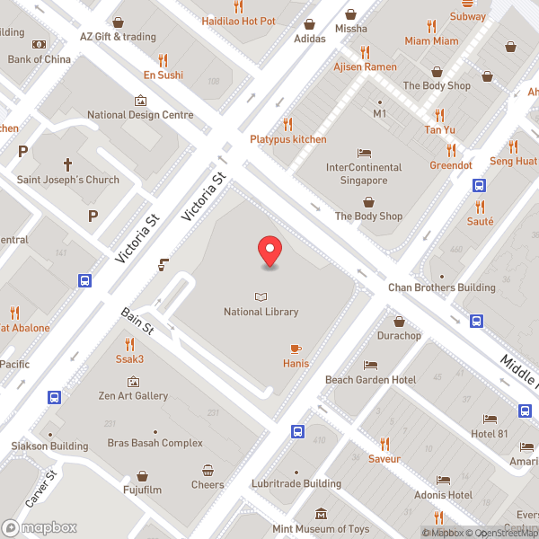 Map of National Library Building
