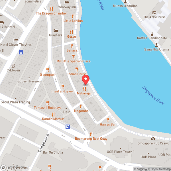 Map of Boat Quay