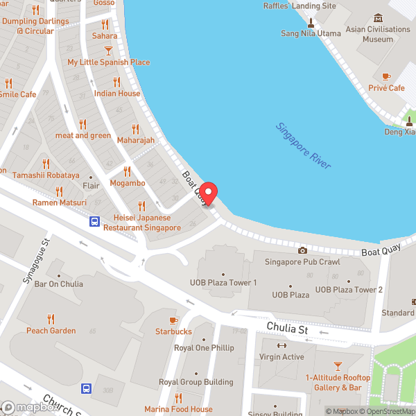 Map of The Penny Black Public House