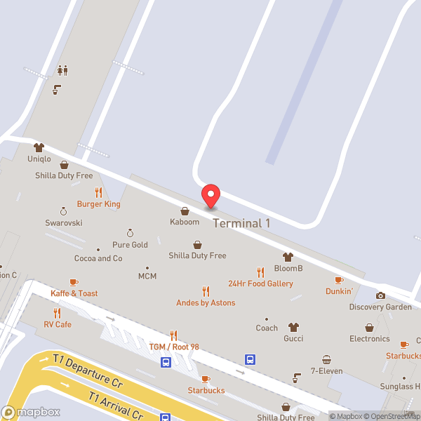 Map of The Coffee Bean & Tea Leaf