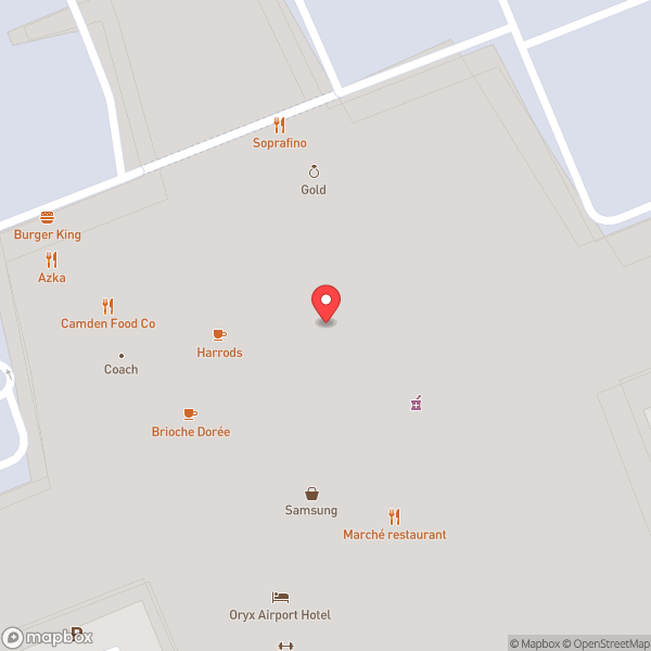 Map of Qatar Duty Free