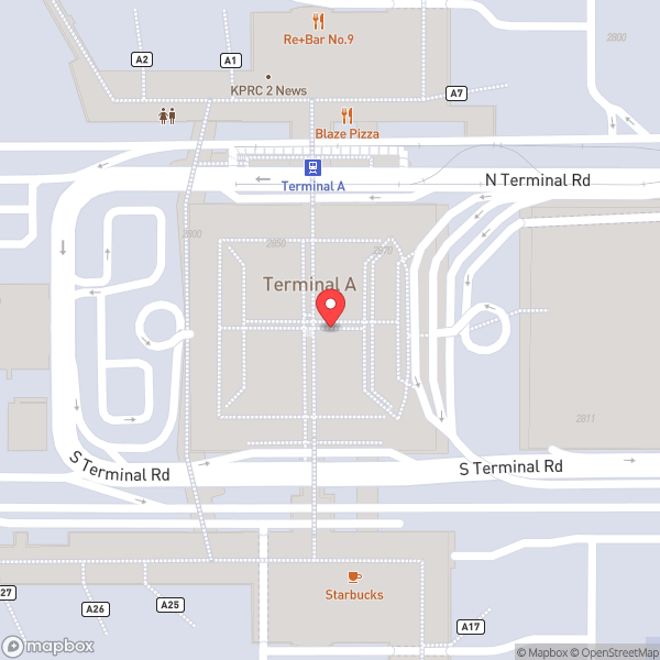 Map of Terminal A