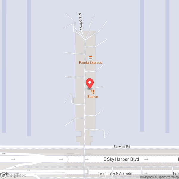 Map of Blanco Tacos and Tequila