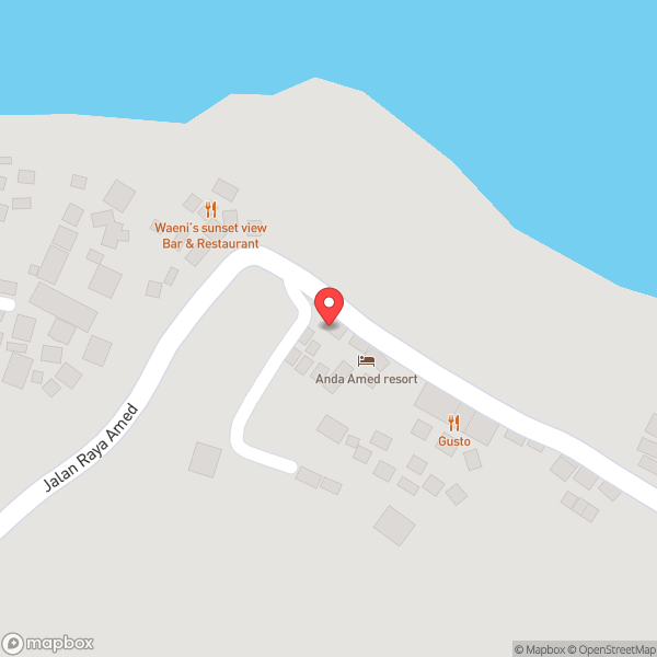 Map of Beten Waru Villa