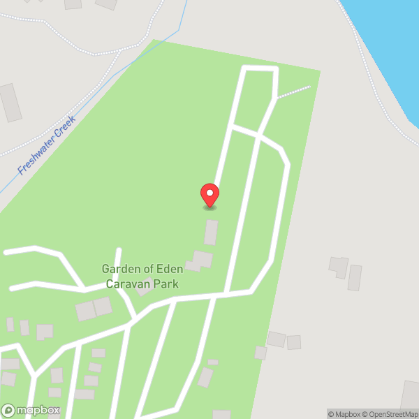 Map of Garden Of Eden Caravan Park