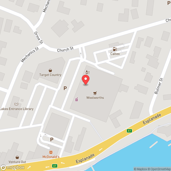 Map of Woolworths