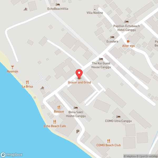 Map of Grocer & Grind Echo Beach