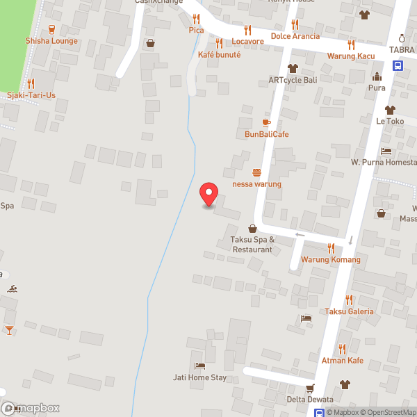 Map of Taksu Spa & Restaurant