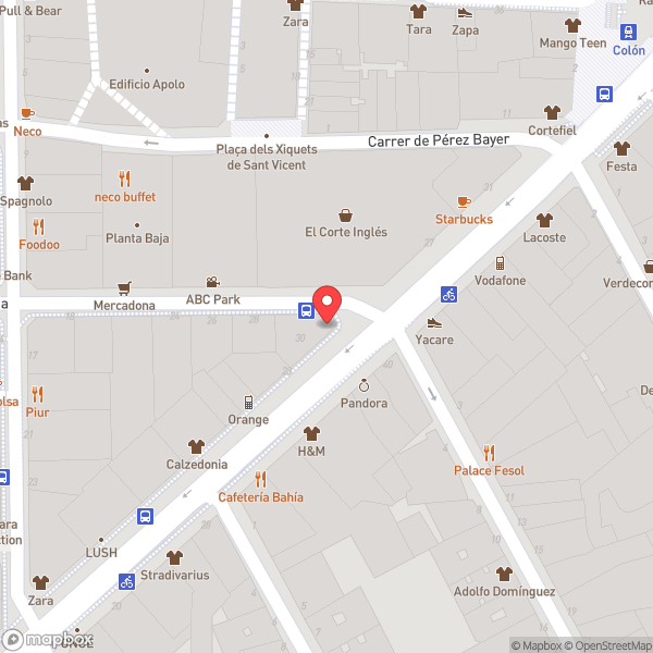 Map of Apple Calle Colón