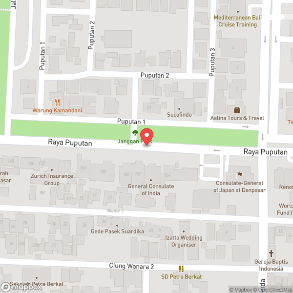 Map of Consulate general of India