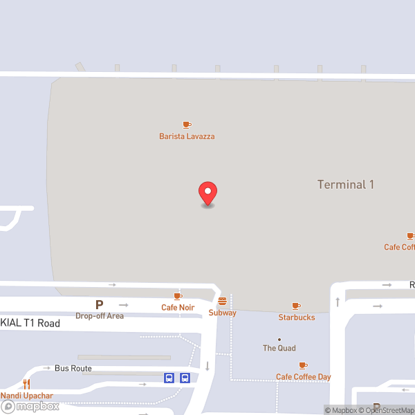 Map of Departure Terminal