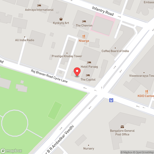 Map of Capitol Hotel