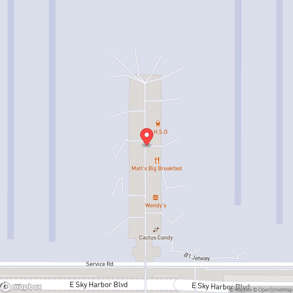 Map of Gate B7