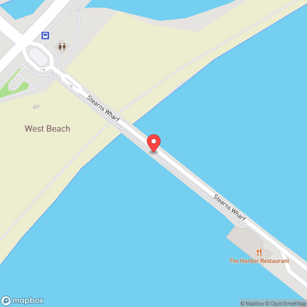 Map of Santa Barbara Pier