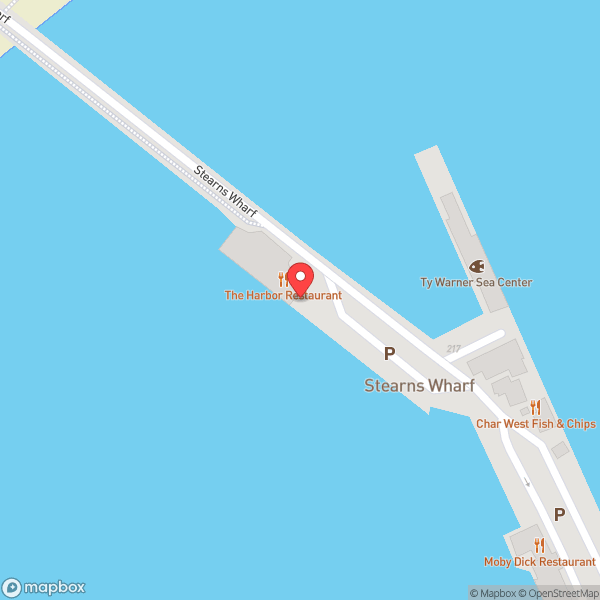 Map of The Harbor Restaurant