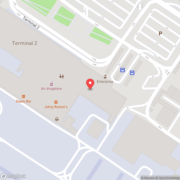 Map of Cancun International Airport (CUN) (Aeropuerto Internacional de Cancún)
