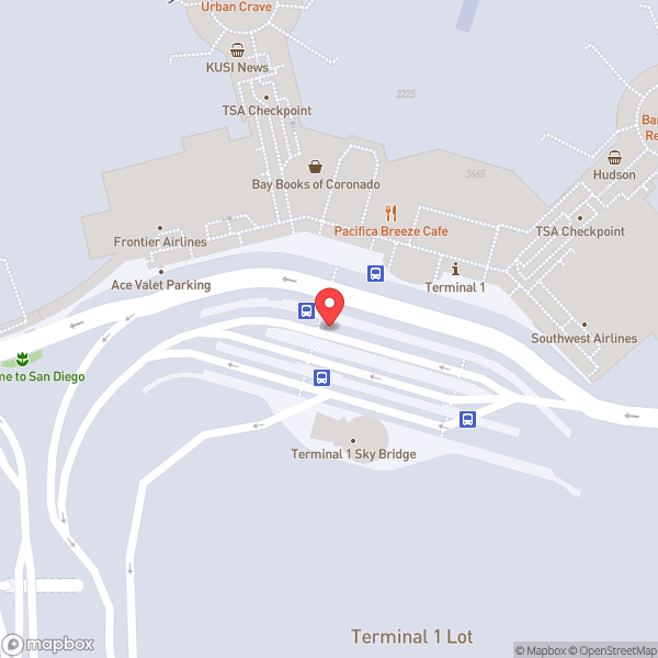 Map of Ground Transportation Plaza