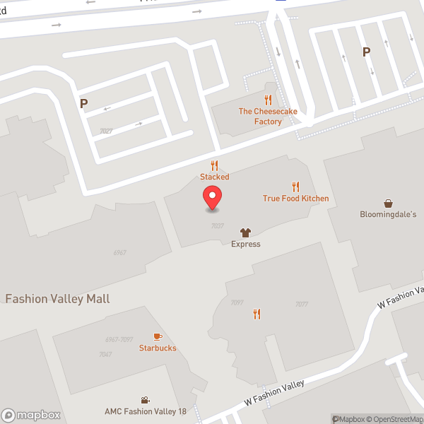 Map of Apple Fashion Valley