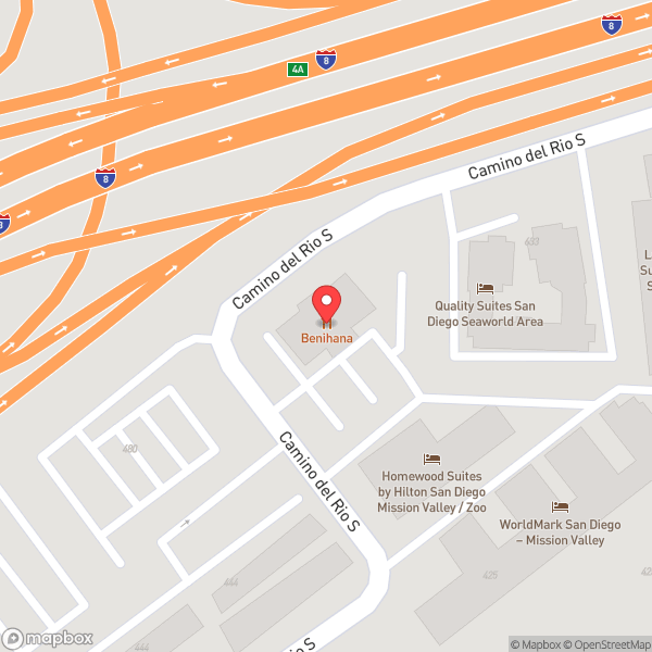 Map of Benihana