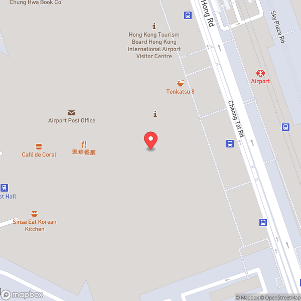 Map of Hong Kong International Airport (HKG) (香港國際機場)
