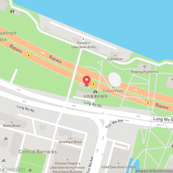 Map of Hong Kong (香港)