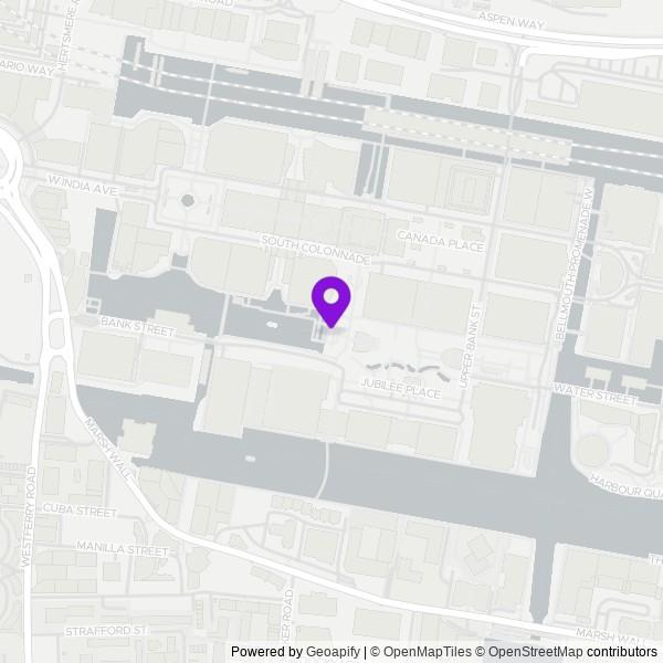 Map of Canary Wharf