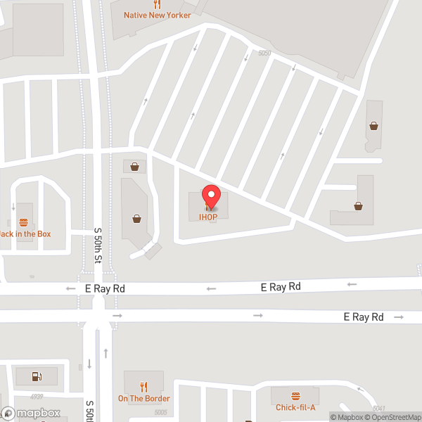 Map of IHOP