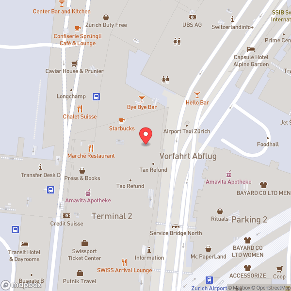 Map of OneWorld Lounge