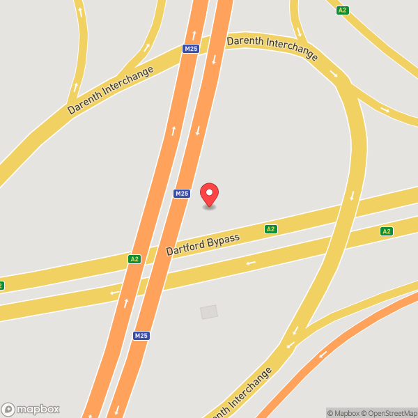 Map of M25 Junction 2